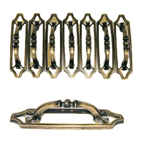 Vtg brass cabinet door drawer - door,