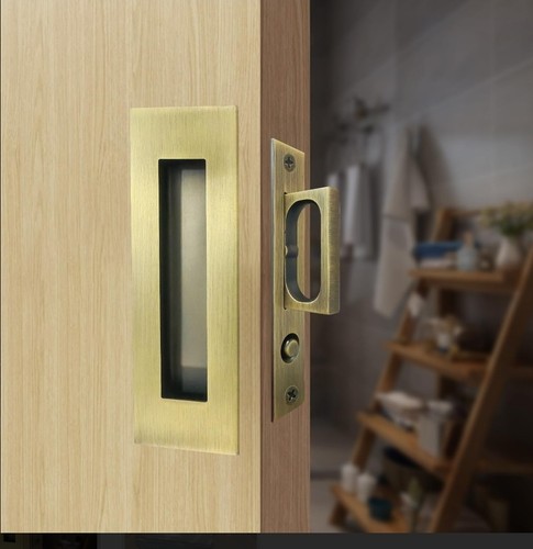Antique brass recessed - brass, finger