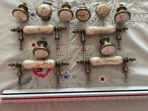 Ceramic and brass cabinet - ceramic,