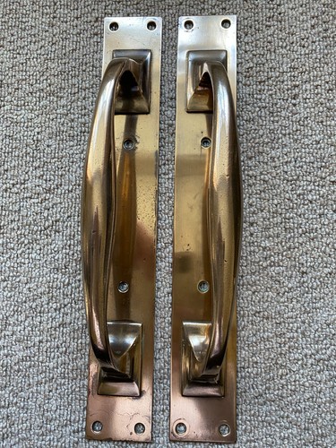 Large vintage door pulls - vintage,