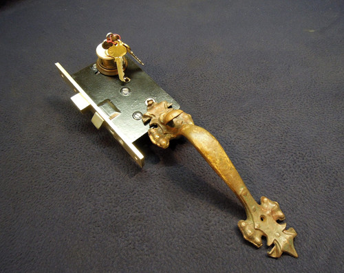 Antique entry mortise - antique,