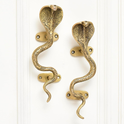 Antique brass cabinet pulls - brass,